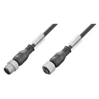 Weidmüller 1150610300 Sensor/actuator connector, geassembleerd M12 Aantal polen (sensoren): 3 Stekker, recht, Bus, recht 3.00 m 1 stuk(s) - thumbnail