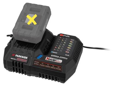 PARKSIDE PERFORMANCE Smart acculader 20 V - 12 A