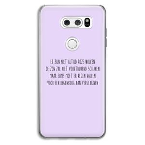 Regenboog: LG V30 Transparant Hoesje