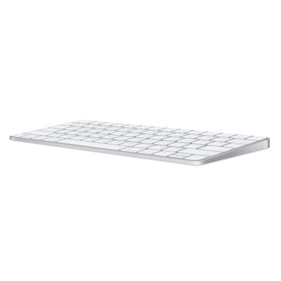 Apple Magic toetsenbord Universeel USB + Bluetooth Nederlands Aluminium, Wit