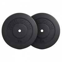 Voordeelbundel Halterschijven Kunststof 2 x 15 kg - 30/31 mm