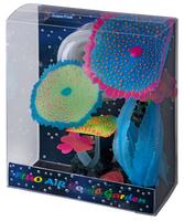 Superfish Fluo Air Coral Garden Blauw - Levendige Aquariumdecoratie met Bubbels Effect
