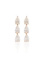 Anita Ko puces d'oreilles en or rose 18ct ornées de diamants