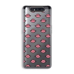 Lipjes: Samsung Galaxy A80 Transparant Hoesje