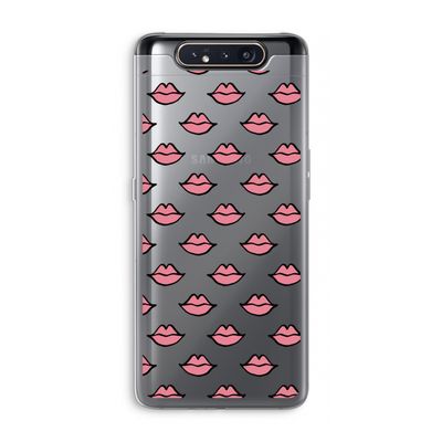 Lipjes: Samsung Galaxy A80 Transparant Hoesje