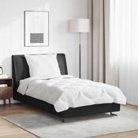 Dekbed Set met kussen 2 pcs Wit Microfibre