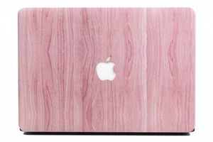 Lunso MacBook Pro 15 inch (2016-2020) cover hoes - case - houtlook roze