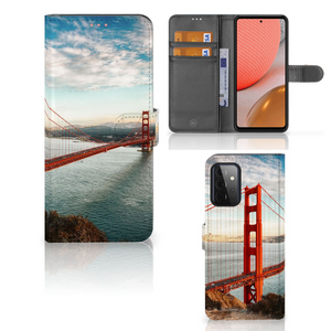 Samsung Galaxy A72 Flip Cover Golden Gate Bridge