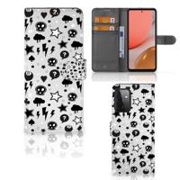 Telefoonhoesje met Naam Samsung Galaxy A72 Silver Punk