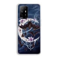 Vleermuizen Maan: Oppo A95 5G Transparant Hoesje