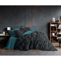 Beddengoedset - 1 dekbedovertrek 220 x 240 cm + 2 kussenslopen 60 x 60 cm - 100% katoen - Blauw