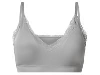 esmara Dames bustier met kant (Lichtgrijs, L (44/46))