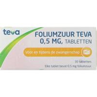 Teva Foliumzuur 0.5 30 Tabletten