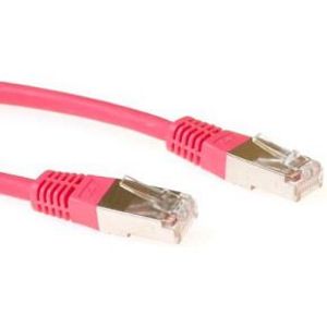 ACT Rode 5 meter LSZH SFTP CAT6 patchkabel met RJ45 connectoren