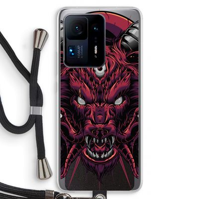 Hell Hound and Serpents: Xiaomi Mi Mix 4 Transparant Hoesje met koord
