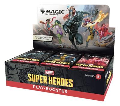 Magic the Gathering Marvel Super Heroes Play Booster Display (30) german Magic the Gathering Marvel Super Heroes Play Booster Display (30) german