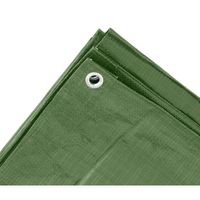 Hoge kwaliteit afdekzeil / dekzeil groen 4 x 5 meter   -