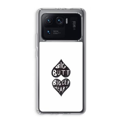 Big butt bigger heart: Xiaomi Mi 11 Ultra Transparant Hoesje