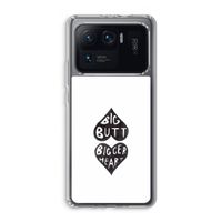 Big butt bigger heart: Xiaomi Mi 11 Ultra Transparant Hoesje