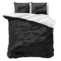 Sleeptime Dekbedovertrek Beauty Double Face Black/White-Lits-jumeaux (240 x 200/220 cm)