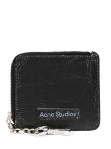 Acne Studios portefeuille à patch logo - Noir