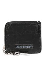 Acne Studios portefeuille à patch logo - Noir - thumbnail