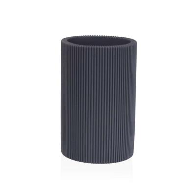 Tandenborstelhouder Versa Grijs Hars 7,5 x 11,5 x 7,5 cm