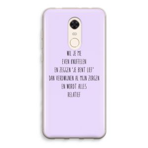Relatief: Xiaomi Redmi 5 Transparant Hoesje