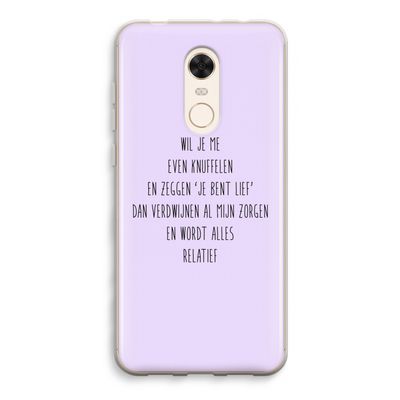 Relatief: Xiaomi Redmi 5 Transparant Hoesje