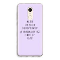 Relatief: Xiaomi Redmi 5 Transparant Hoesje