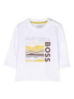 BOSS Kidswear haut à logo imprimé - Blanc