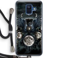Sinister Wings: Samsung Galaxy A6 (2018) Transparant Hoesje met koord