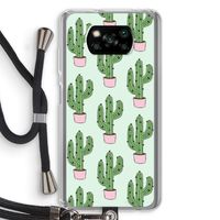 Cactus Lover: Xiaomi Poco X3 Pro Transparant Hoesje met koord