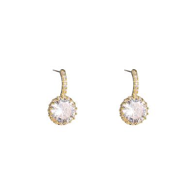 Day&Eve Oorbellen Crystal Stone | Goud