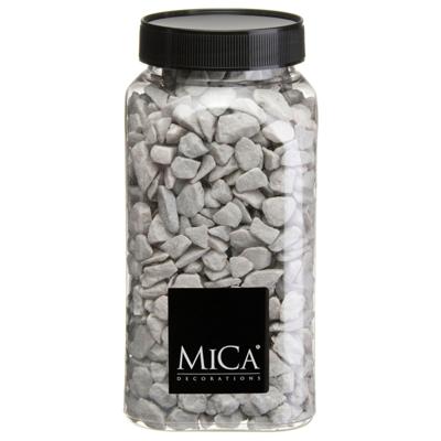 Mica Decorations decoratie steentjes - grijs - 1 kilo - 650ml - hobby steentjes