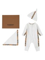 Burberry Kids trousseau de naissance à motif Vintage Check - Blanc - thumbnail