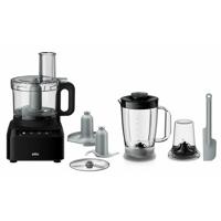 Braun FP3132BK PurEase Foodprocessor Zwart