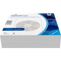 MediaRange BOX162 CD-doosje Opbergmap/sleeve 1 schijven Wit