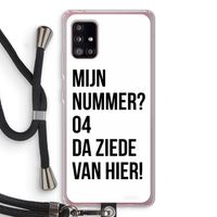 Da ziede van hier: Samsung Galaxy A51 5G Transparant Hoesje met koord