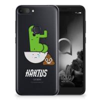 Alcatel 1S (2019) Telefoonhoesje met Naam Cactus Poo
