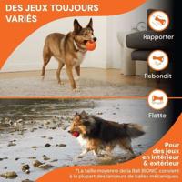 Hondenspeelgoed - BIONIC - Bal - Middelgroot 6,7 cm - Ultrasterk rubber - lood-, BPA- en ftalaatvrij
