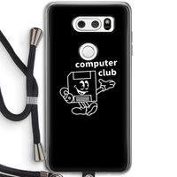 Floppyhead: LG V30 Transparant Hoesje met koord