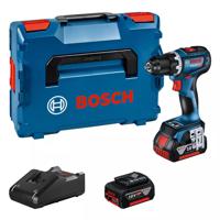 Bosch Blauw GSR 18V-90 C | Accuschroefboormachine in L-Boxx 136 | (2x 4,0 AH accu + lader) - 06019K6003