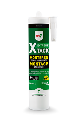 Tec7 X-Tack patroon Snelle montagekit 290ml Zwart - 534515000