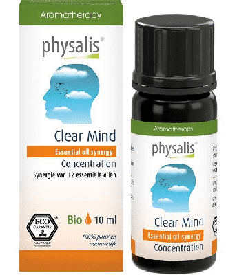 Physalis Aromatherapy Synergie Clear Mind Olie 10ml Physalis Aromatherapy Synergie Clear Mind Olie 10ml