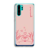 Love is in the air: Huawei P30 Pro Transparant Hoesje