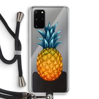 Grote ananas: Samsung Galaxy S20 Plus Transparant Hoesje met koord