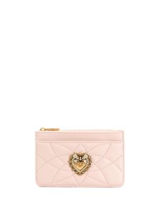 Dolce & Gabbana porte-cartes Devotion médium - Rose