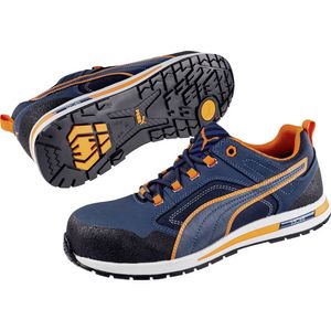 PUMA Crosstwist Low 643100-44 Veiligheidsschoenen S3 Schoenmaat (EU): 44 Blauw, Oranje 1 stuk(s)