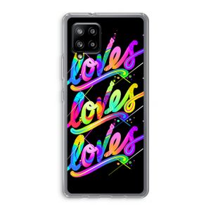 Loves: Samsung Galaxy A42 5G Transparant Hoesje